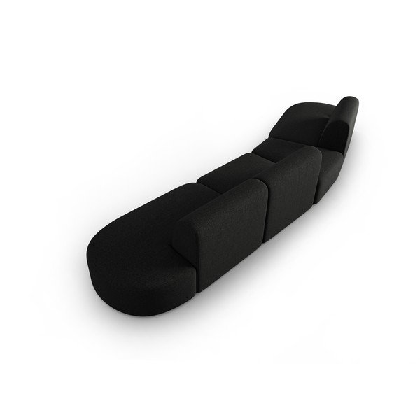 Černá pohovka 412 cm Shane – Micadoni Home-image-3