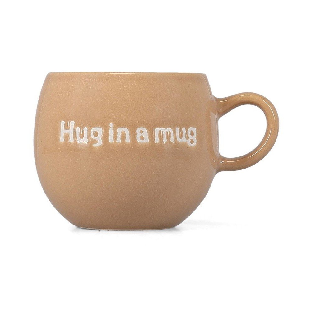Hnedý kameninový hrnček 420 ml Muggies – Salt&Pepper