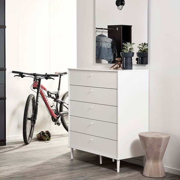 Bílé nožičky z bukového dřeva v sadě 6 ks Mistral - Hammel Furniture-image-1