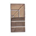 Hnědý/béžový bavlněný ručník 50x100 cm Sauna – Zone
