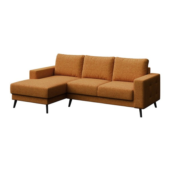 Oranžová rohová pohovka (levý roh) Fynn – Ghado-image-2