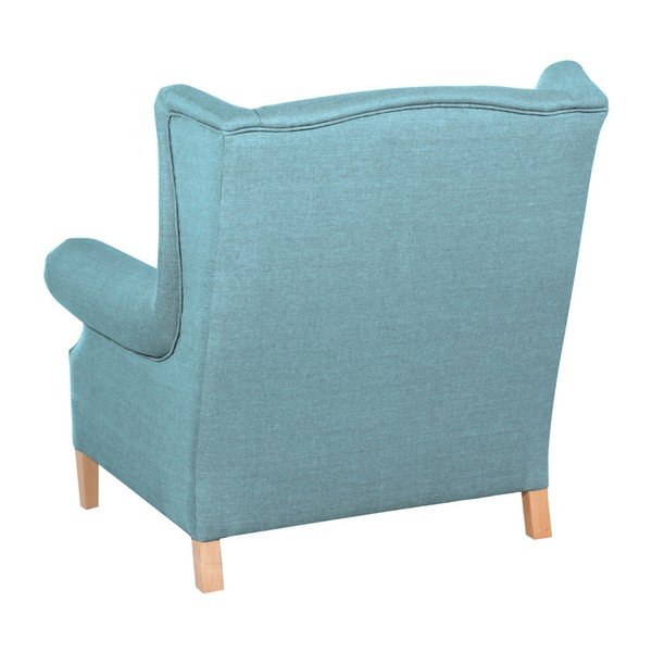 Světle modré křeslo ušák Max Winzer Harvey-image-3