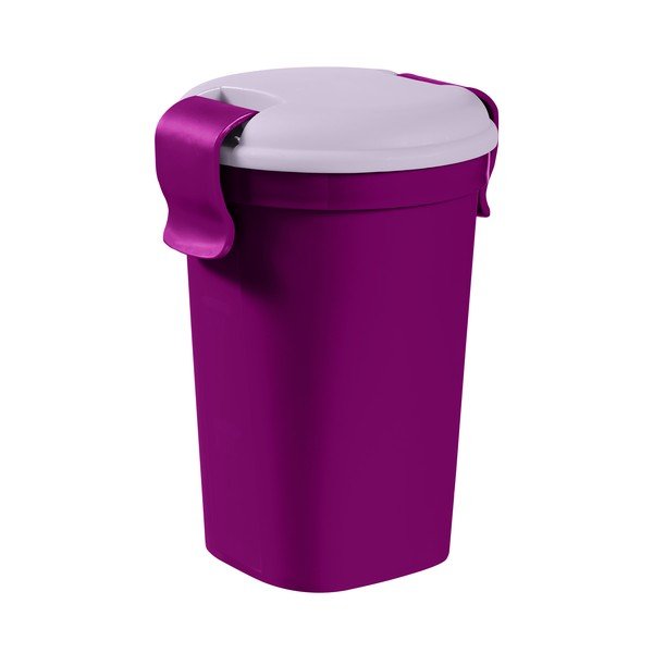 Fialový cestovní hrnek Curver Lunch&Go, 600 ml