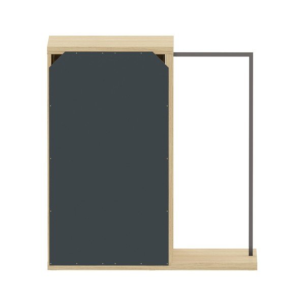 Nízká šatní skříň v dekoru dubu 105x113 cm Hugo - TemaHome-image-4