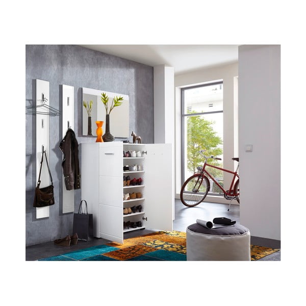 Bílý nástěnný věšák Adana – Germania-image-2