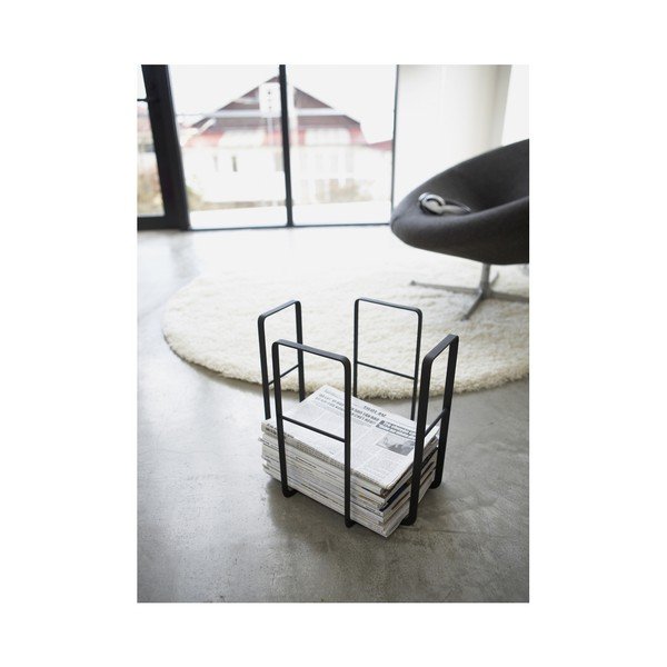 Černý stojan na noviny YAMAZAKI Tower-image-1