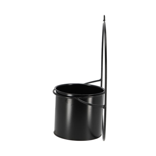 Černý nástěnný držák na květináč Esschert Design Planter-image-2