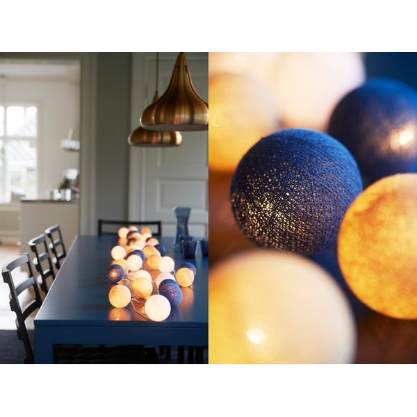 Svítící řetěz Irislights Nordic Blue, 20 světýlek-image-1