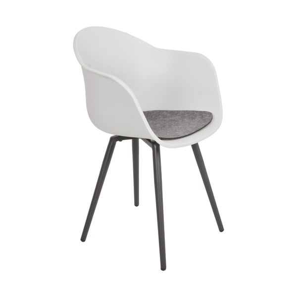 Šedá plastová zahradní židle Zara – Garden Pleasure-image-1