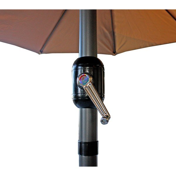 Šedý slunečník 265x460 cm – Garden Pleasure-image-3