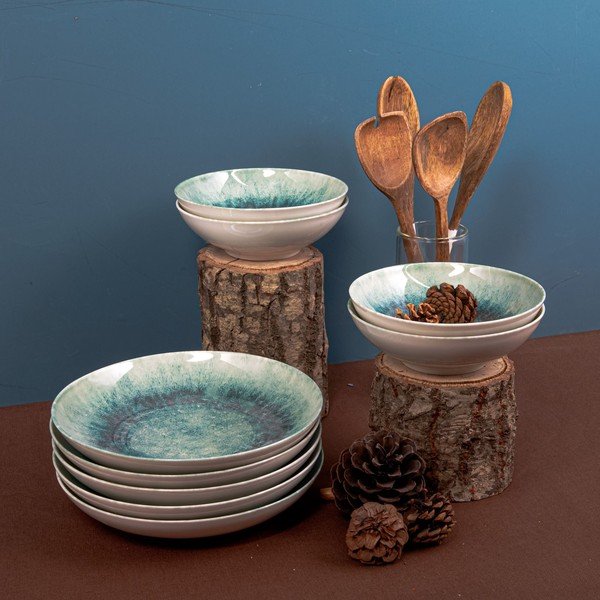 18dílná sada porcelánového nádobí Güral Porselen Forest-image-1