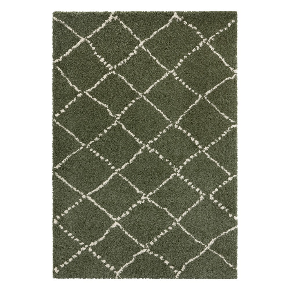 Zelený koberec Mint Rugs Hash, 80 x 150 cm