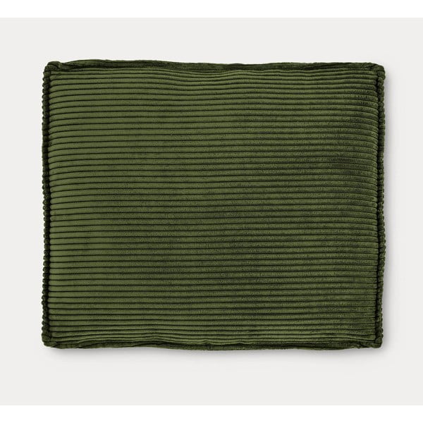 Zelený manšestrový polštář na gauč Blok – Kave Home-image-4