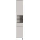 Krémová vysoká/úzká koupelnová skříňka 34x190 cm Salinas – Germania
