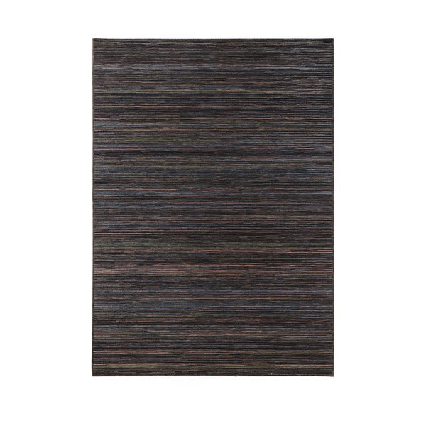 Tmavě hnědý koberec vhodný i na ven Lotus, 120 x 170 cm