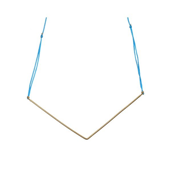 Náhrdelník Chevron Turquoise-image-1