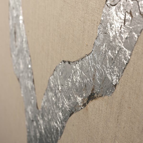 Ručně malovaný obraz 90x120 cm Wild Horizon Silver – Malerifabrikken-image-3