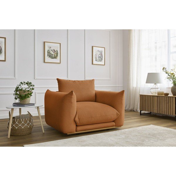 Oranžové křeslo Ernest – Bobochic Paris-image-1