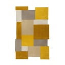 Žluto-béžový vlněný koberec Flair Rugs Collage, 120 x 180 cm