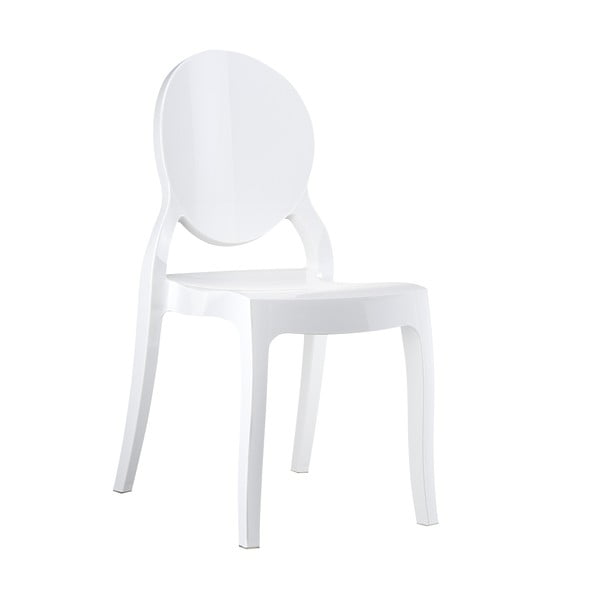 Židle Elizabeth Clear White