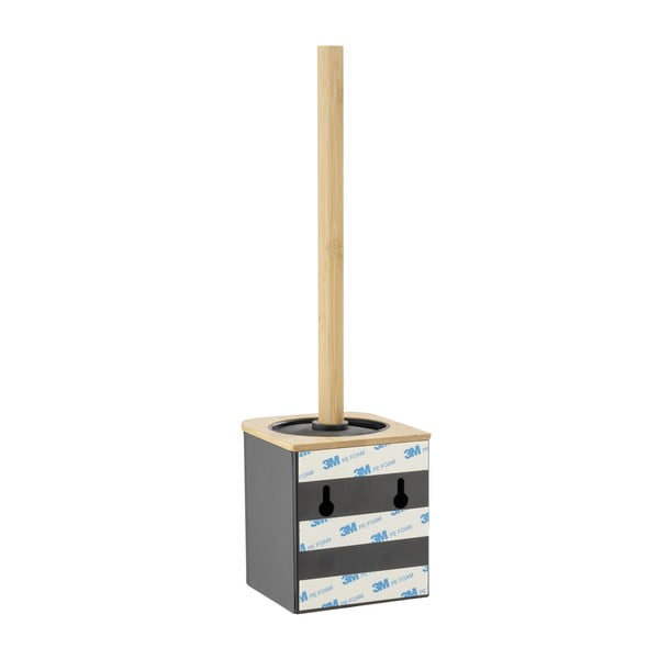 Černá samodržící bambusová WC štětka Bambusa – Wenko-image-2