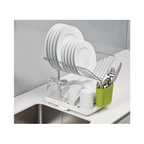 Zeleno-bílý odkapávač na nádobí Joseph Joseph Y-Rack-image-3