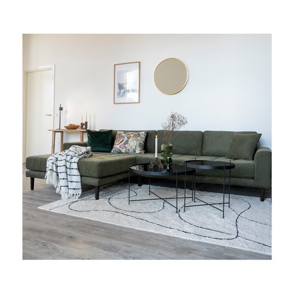 Zelená rohová pohovka (levý roh) Lido - House Nordic-image-4