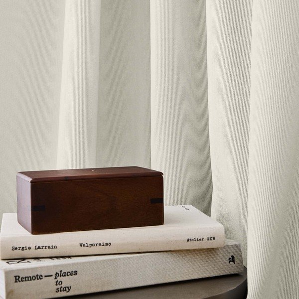 Béžový manšestrový termo závěs 140x260 cm Madison – douceur d'intérieur-image-4