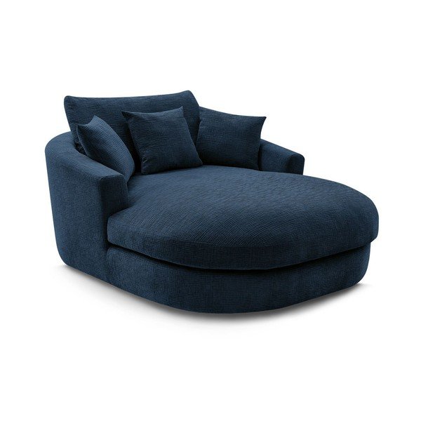 Tmavě modré žinylkové křeslo Belem – Bobochic Paris