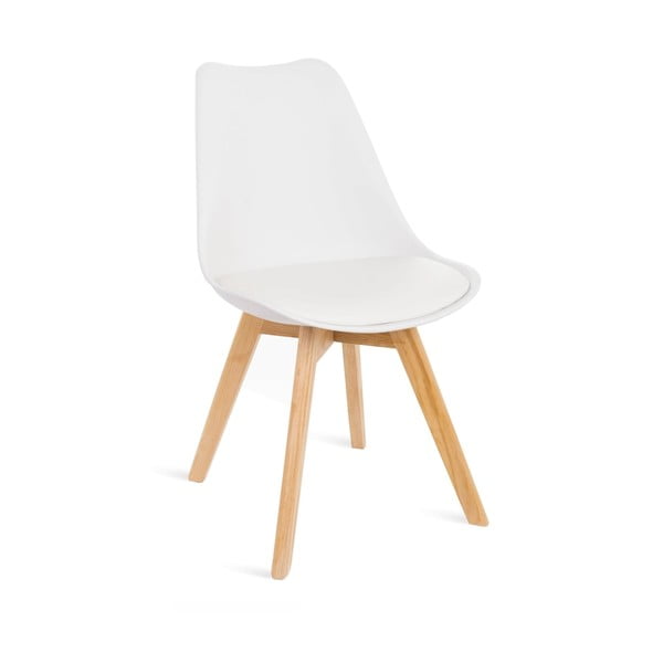 Sada 2 bílých židlí s bukovými nohami Bonami Essentials Retro