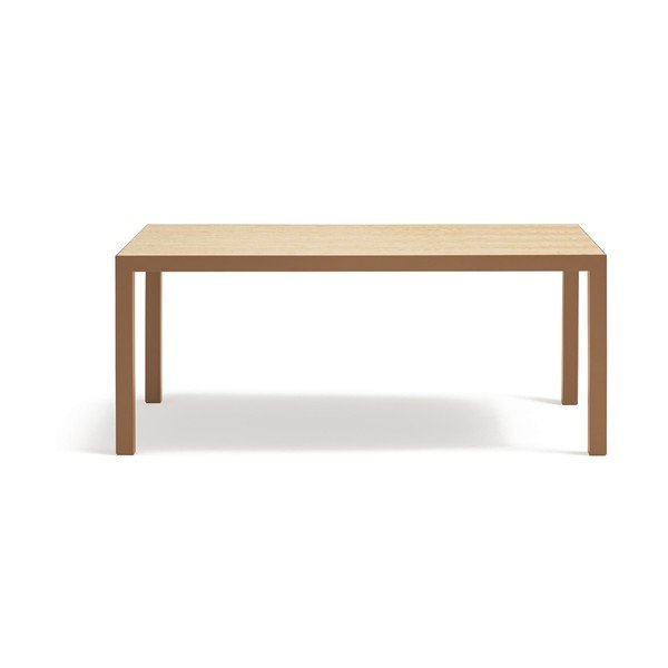 Jídelní stůl s deskou z dubového dřeva 75x180 cm Alma – Teulat-image-2