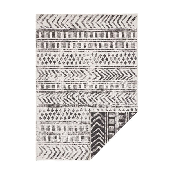 Černo-krémový venkovní koberec NORTHRUGS Biri, 200 x 290 cm