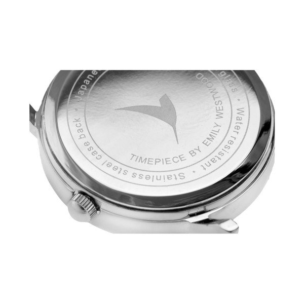 Dámské hodinky s šedým páskem z nerezové oceli Emily Westwood Bussiness-image-3