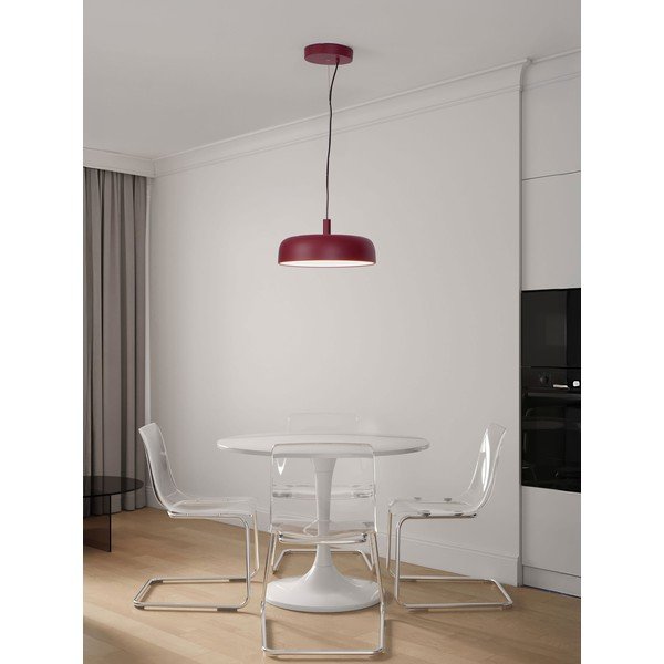 Vínové hliníkové LED stmívatelné závěsné svítidlo ø 40 cm Noelia – Nova Luce-image-1