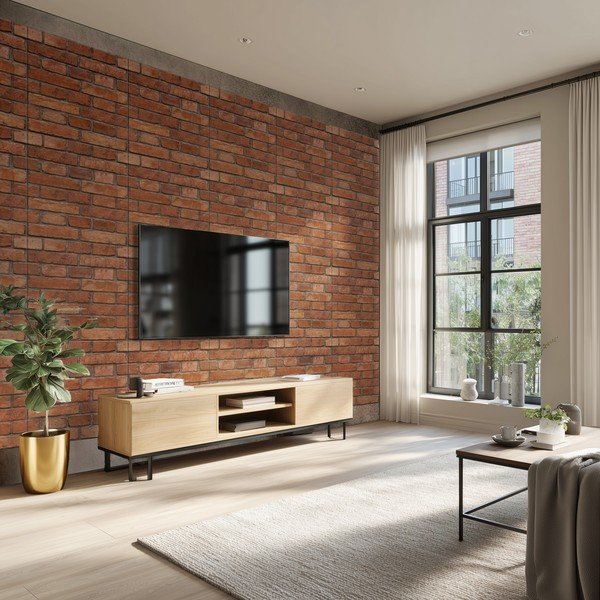 Látkové akustické panely v sadě 2 ks 60x60 cm Bricks – Styler-image-2