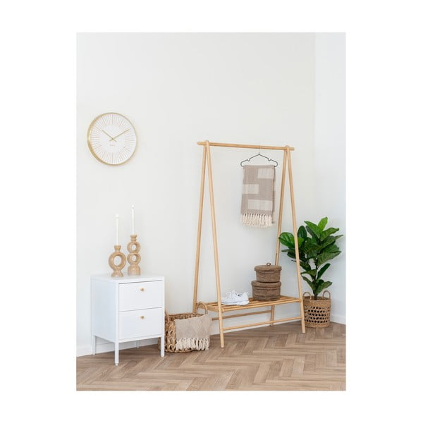 Světle hnědá deka z recyklované bavlny 130x180 cm Adana – House Nordic-image-1