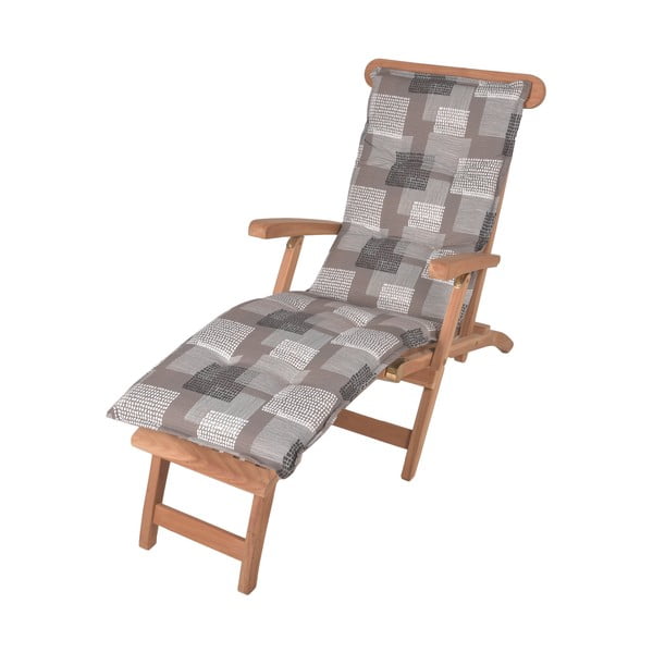 Šedý zahradní podsedák na lehátko 52x170 cm Stoke – Sun Garden