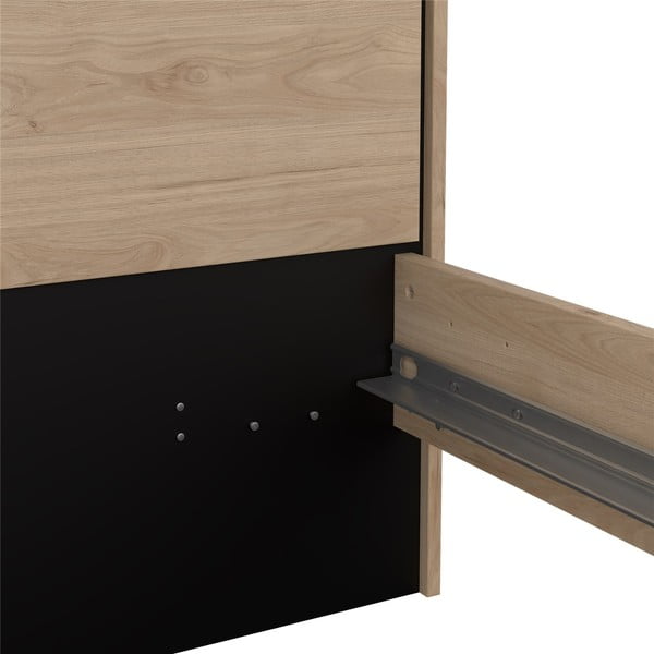 Dvoulůžková postel bez roštu v přírodní barvě 160x200 cm Ry – Tvilum-image-4