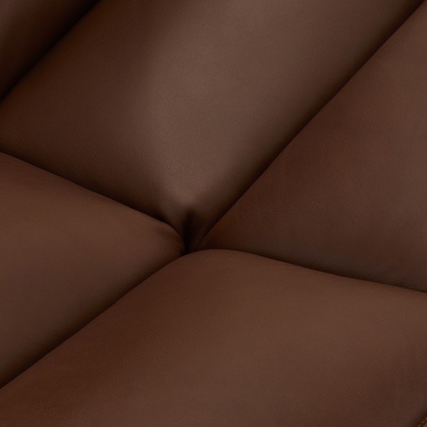 Tmavě hnědé kožené křeslo Miami – Furnhouse-image-1