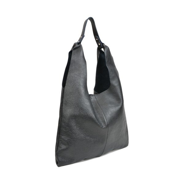 Černá kožená kabelka Sofia Cardoni Hobo-image-1