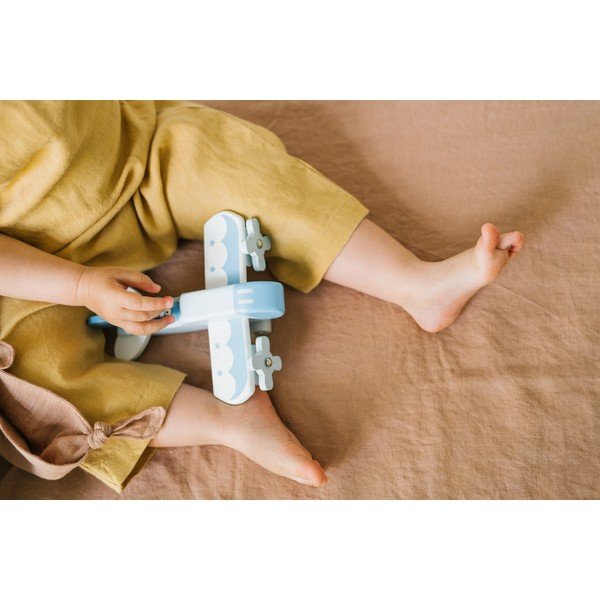 Dětské oranžové lněné prostěradlo Linen Tales Nature, 90 x 200 cm-image-2