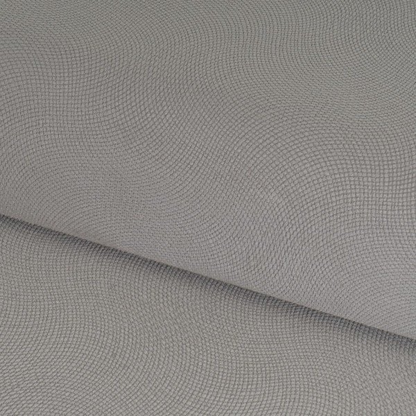 Světle šedý sametový taburet Estela – Casa Selección-image-1