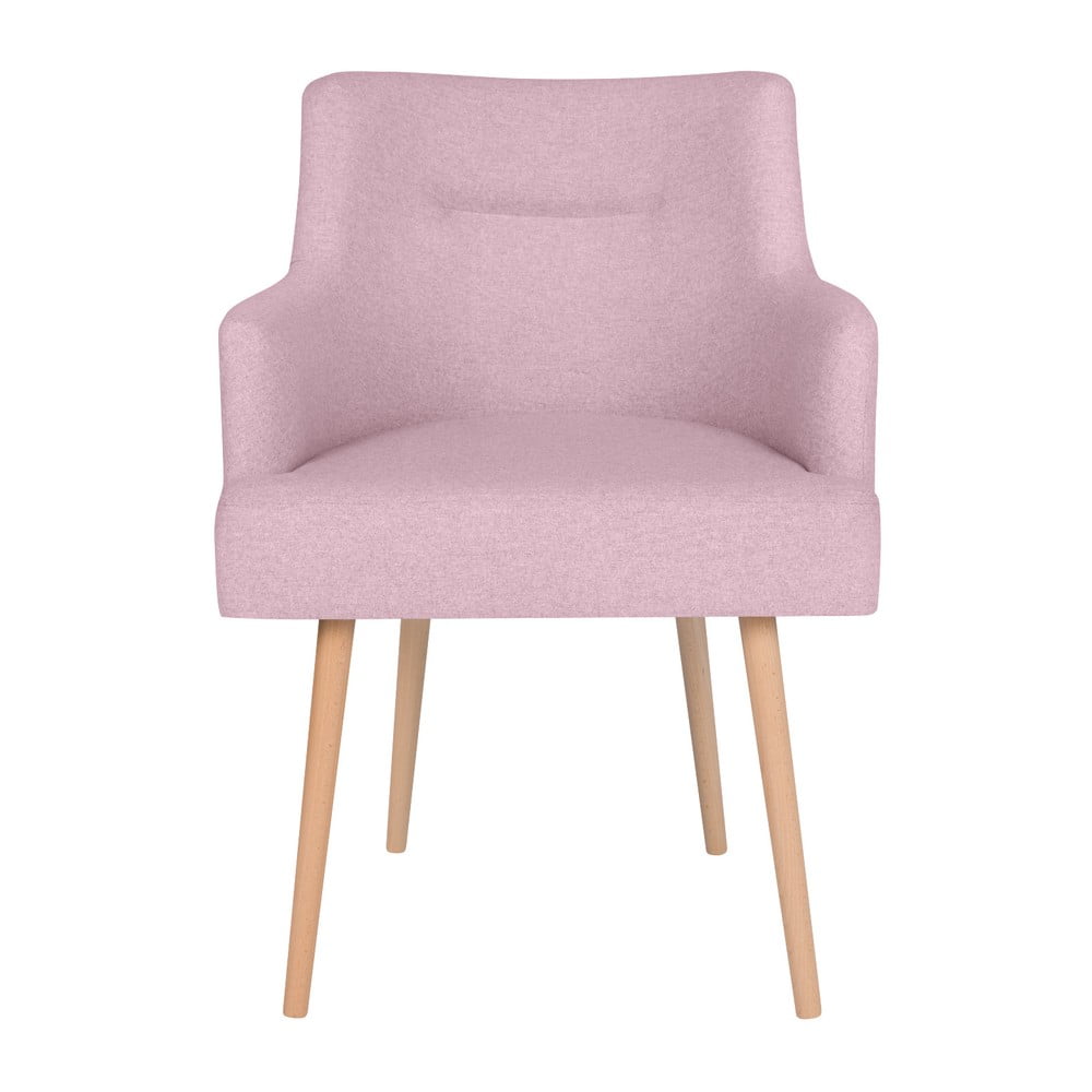 Růžová jídelní židle Cosmopolitan Design Venice