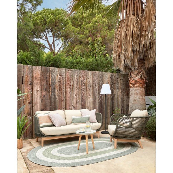 Khaki zahradní pohovka Kave Home Catalina-image-1