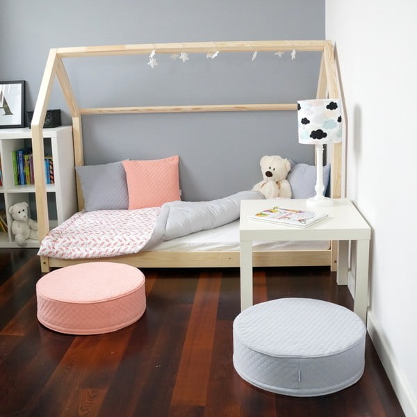 Dětská postel z masivu ve tvaru domečku TERY 80x160 cm-image-1