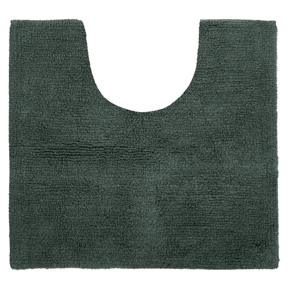 Tmavě zelená koupelnová předložka 50x45 cm Riva - Tiseco Home Studio