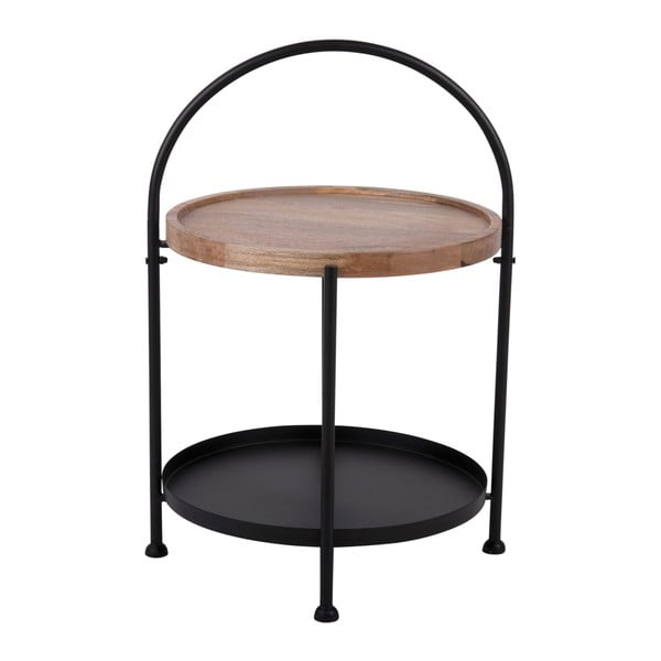 Kulatý odkládací stolek z mangového dřeva ø 39 cm  Tray  – Leitmotiv