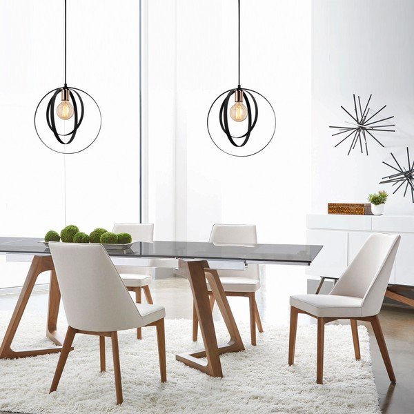 Černé závěsné svítidlo Opviq lights Vaveyla-image-4