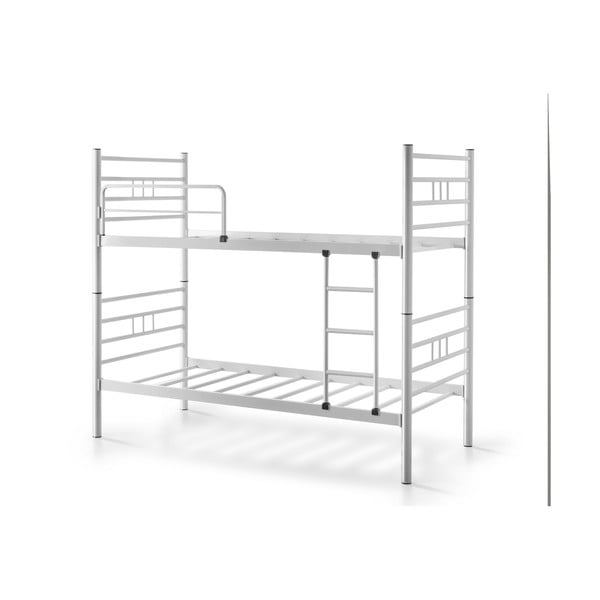 Bílá patrová dětská postel 90x190 cm R70 – Kalune Design