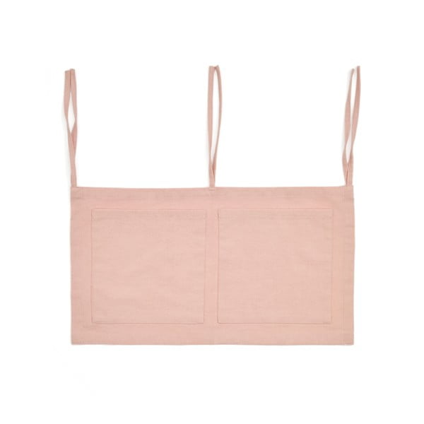 Růžový bavlněný kapsář na dětskou postýlku 45 cm Laily – Kave Home